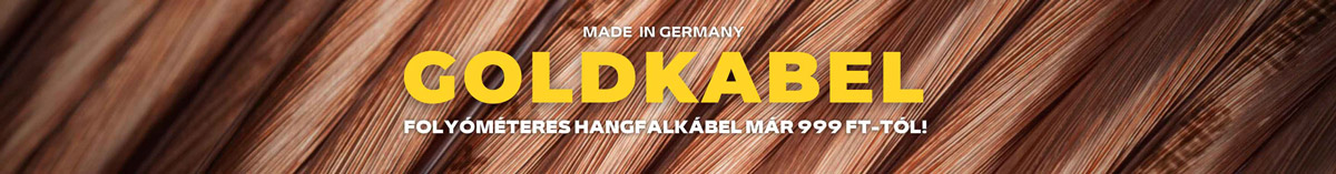 GOLDKABEL hangfalkábel banner Gedeon Audio