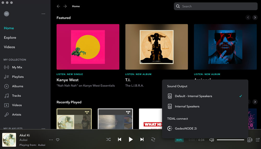 tidal connect gedeon
