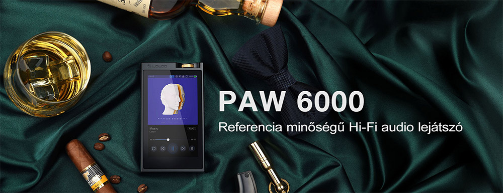 Lotoo PAW 6000 lejátszó gedeonaudio.hu