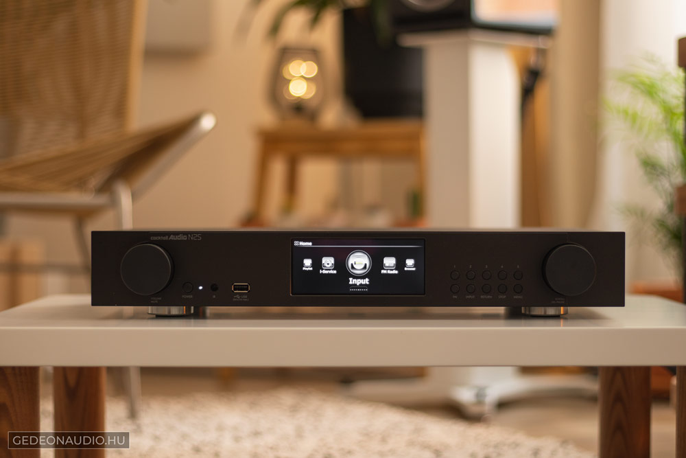 Cocktail Audio N25 streamer lejátszó teszt Gedeon Audio
