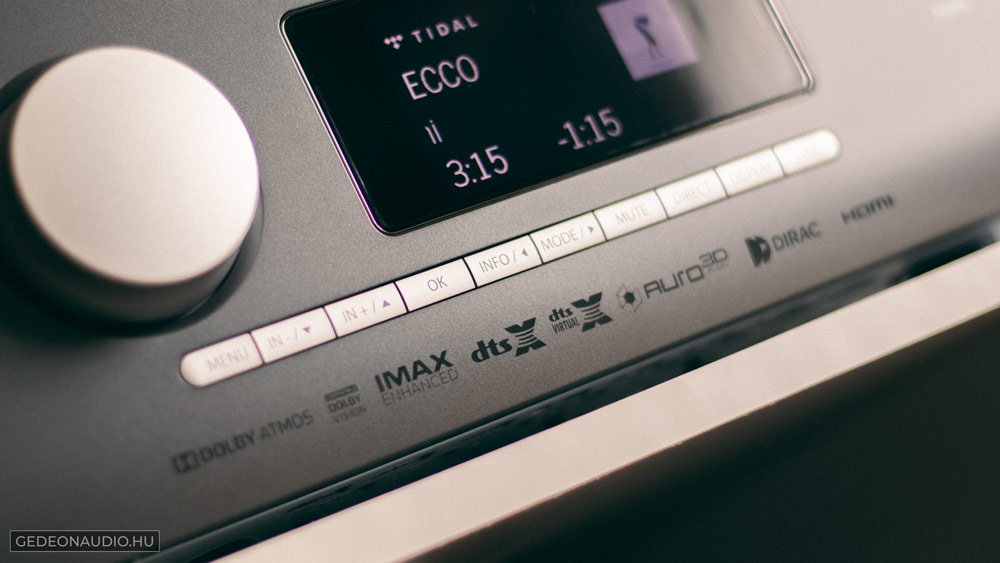 Arcam AVR10 házimozi erősítő teszt gedeon audio