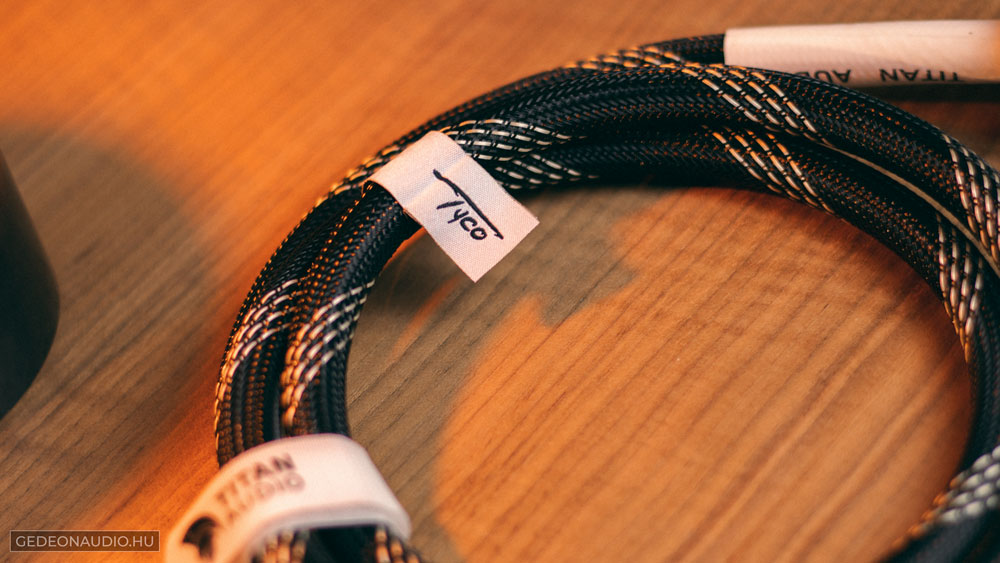 Titan Audio Tyco tápkábel Gedeon Audio