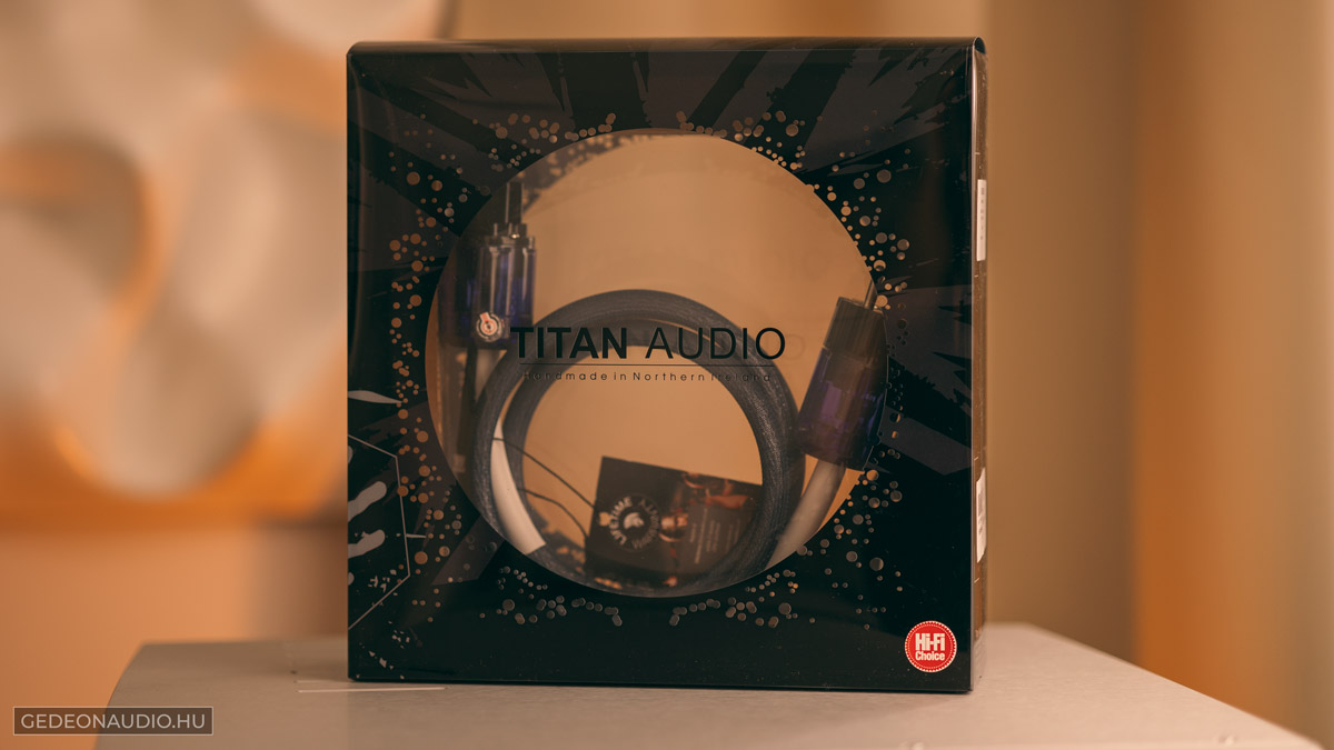 Titan Audio Helios tápkábel teszt Gedeon Audio