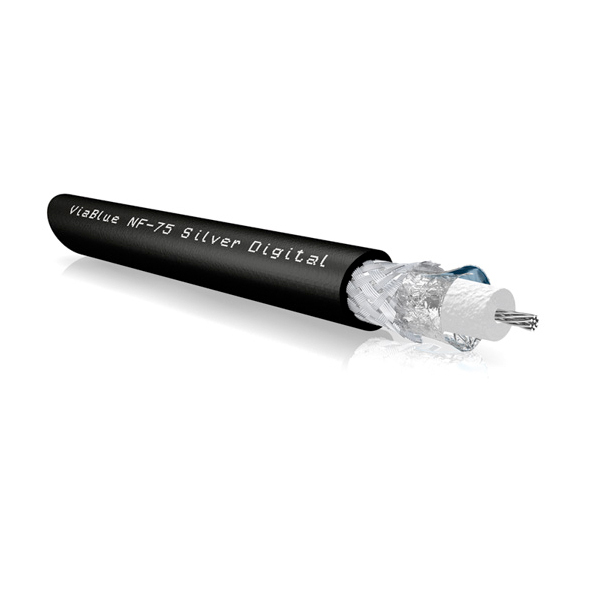 ViaBlue Cavo Ottico Toslink H-Flex 1m - Connettori Placcati Oro, Alta Fedeltà