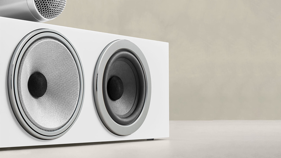 Bowers & Wilkins HTM71 S3 centersugárzó fehér gedeon audio