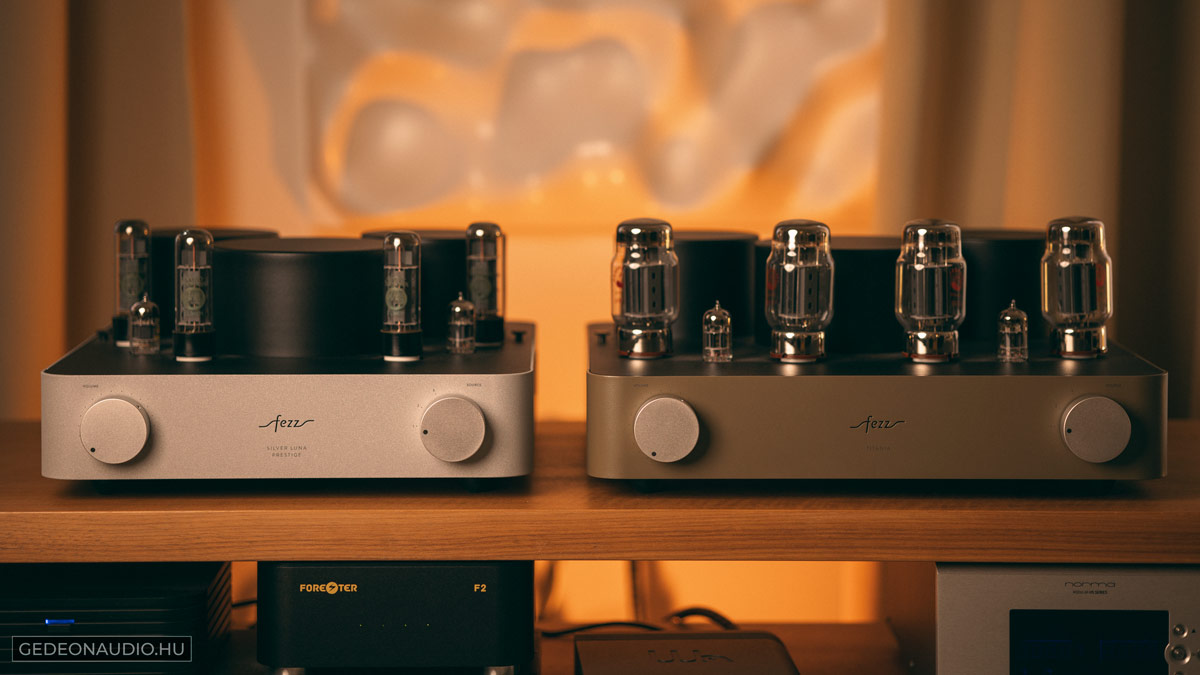 Fezz EVO Titania erősítő Silver Luna Prestige erősítő Gedeon Audio