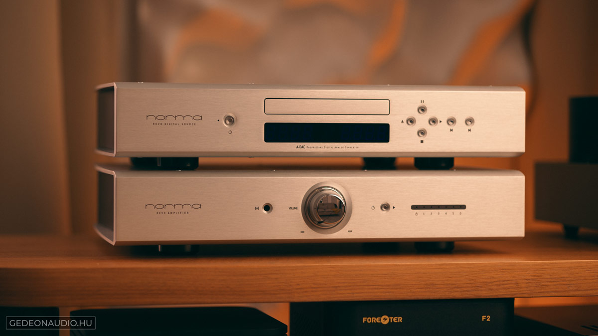 Norma Audio IPA-80 erősítő DS-2 CD lejátszó Gedeon Audio