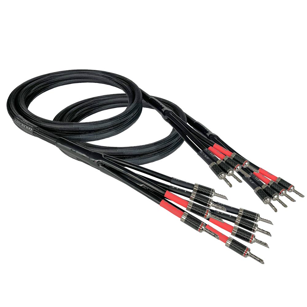 GOLDKABEL GRAND SPEAKER Black Edition Bi-Amping szerelt hangfalkábel pár Gedeon Audio