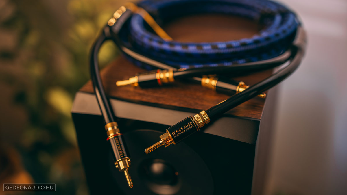 goldkabel highline hangfalkábel gedeon audio