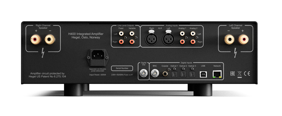 Hegel H400 erősítő Gedeon Audio