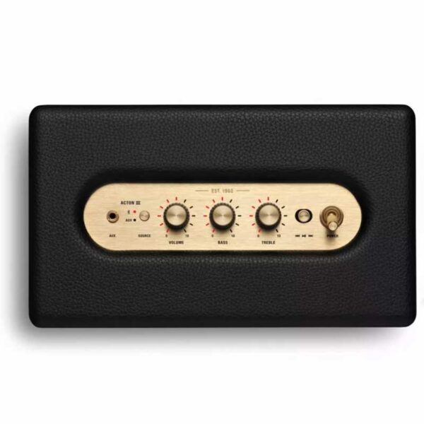 Marshall Acton III Bluetooth hangszóró fekete Gedeon Audio