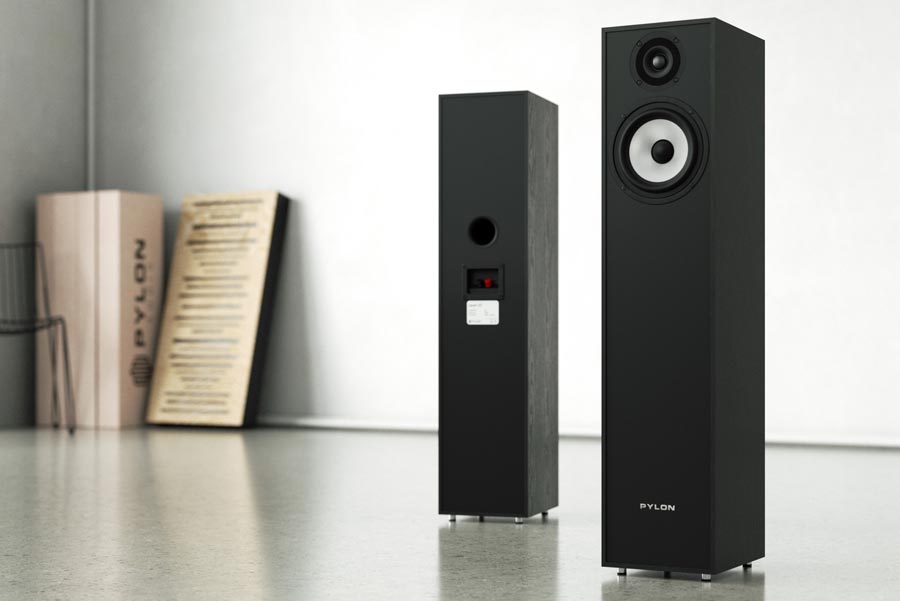 Pylon Audio Opal 20 – Diffusori Da Pavimento Da 8 Ohm, Risposta 38Hz-20kHz, Ideali Per Ambienti 15-25 Mq