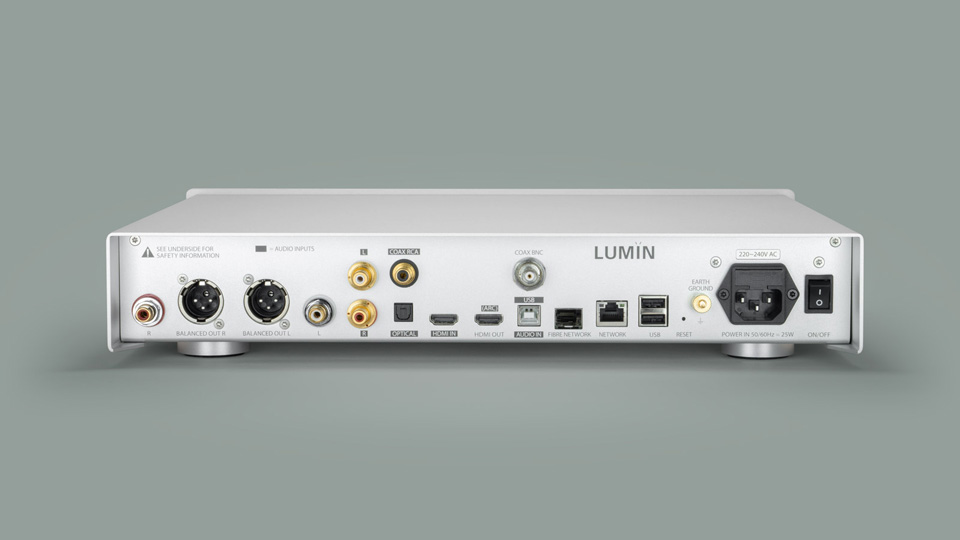 Lumin P1 mini high-end hálózati zenelejátszó streamer, előerősítő és DAC Gedeon Audio