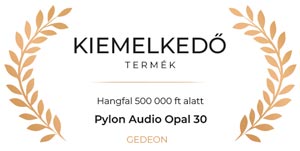 Pylon Audio Opal 30 hangfal teszt kiemelkedő termék Gedeon Audio