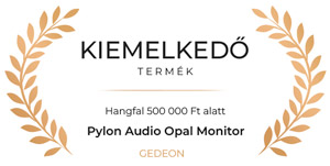 Kiemelkedő termék díj Pylon Opal Monitor hangfal Gedeon Audio