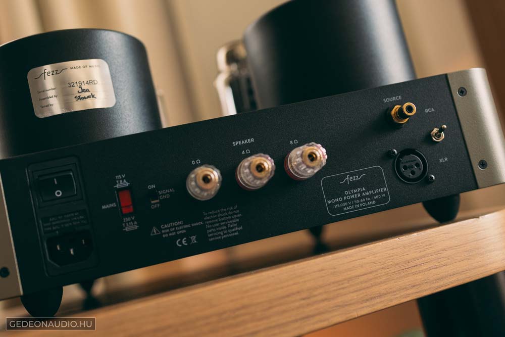 Fezz EVO Olympia dual mono erősítő Gedeon Audio
