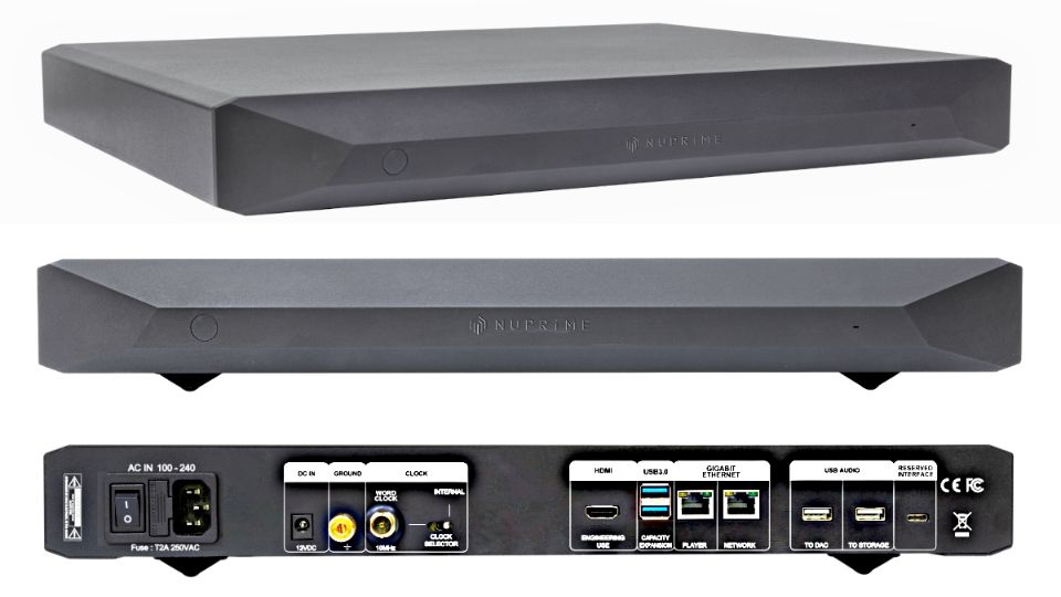 NuPrime Evolution Stream hálózati lejátszó high-end streamer Gedeon Audio