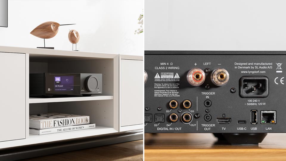 Lyngdorf TDAI-2210 high-end all-in-one hálózatképes integrált sztereó erősítő gedeon audio
