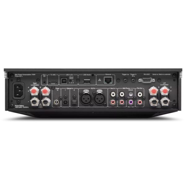 Cambridge Audio EVO 150 SE hátlap – bemenetek: HDMI ARC, phono, optikai, USB Gedeon Audio