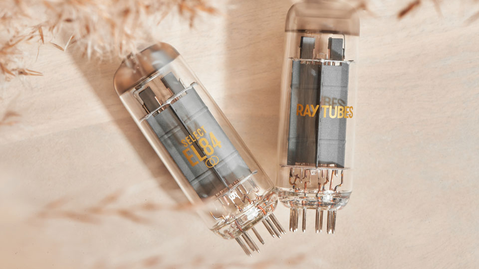 Ray Tubes SELECT EL84 elektroncső HiFi és gitárerősítőkhöz, prémium kivitel Gedeon Audio