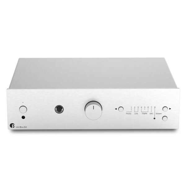 Pro-Ject Uni Box S3 streaming erősítő elölnézet Gedeon Audio