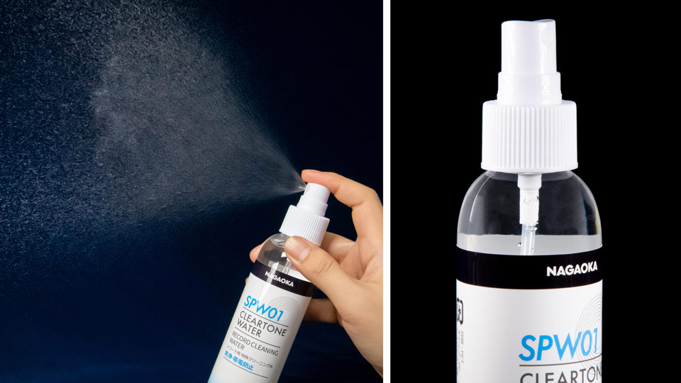 Nagaoka SPW-01 Clear Tone Water lemeztisztító spray Gedeon Audio
