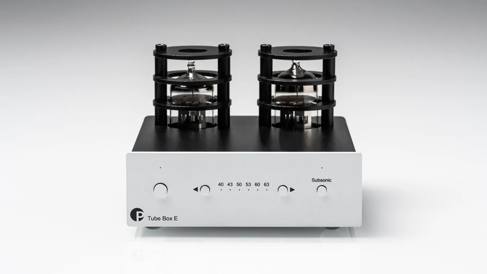 Pro-Ject Tube Box E phono előerősítő ezüst Gedeon Audio