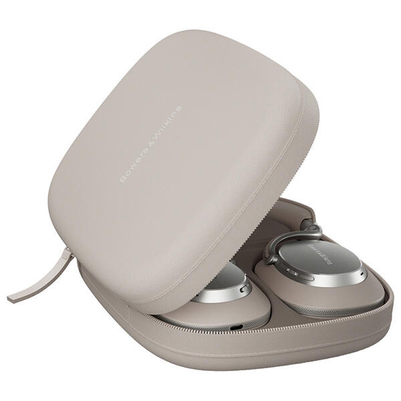 Bowers & Wilkins PX8 S2 vezeték nélküli fejhallgató Warm Stone tok Gedeon Audio