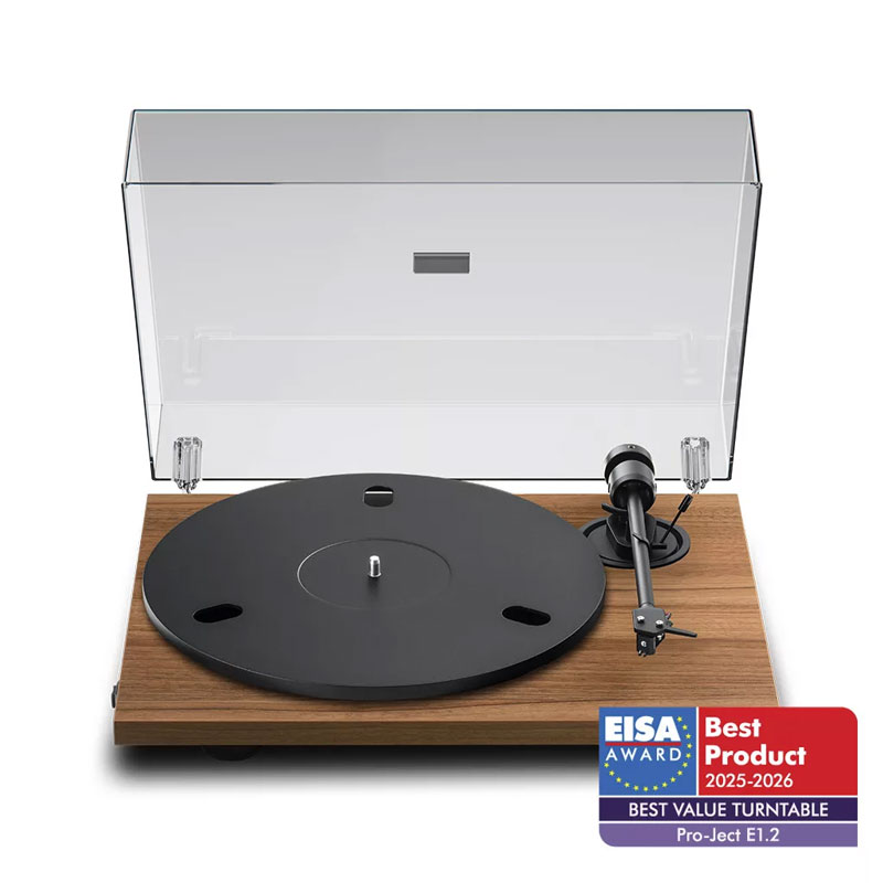 Pro-Ject E1.2 Plug & Play lemezjátszó dió Gedeon Audio