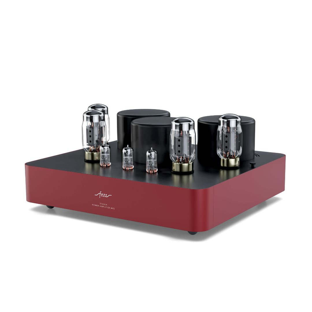 Fezz Audio EVO Titania Power Amplifier MK2 csöves végfok bordó Gedeon Audio