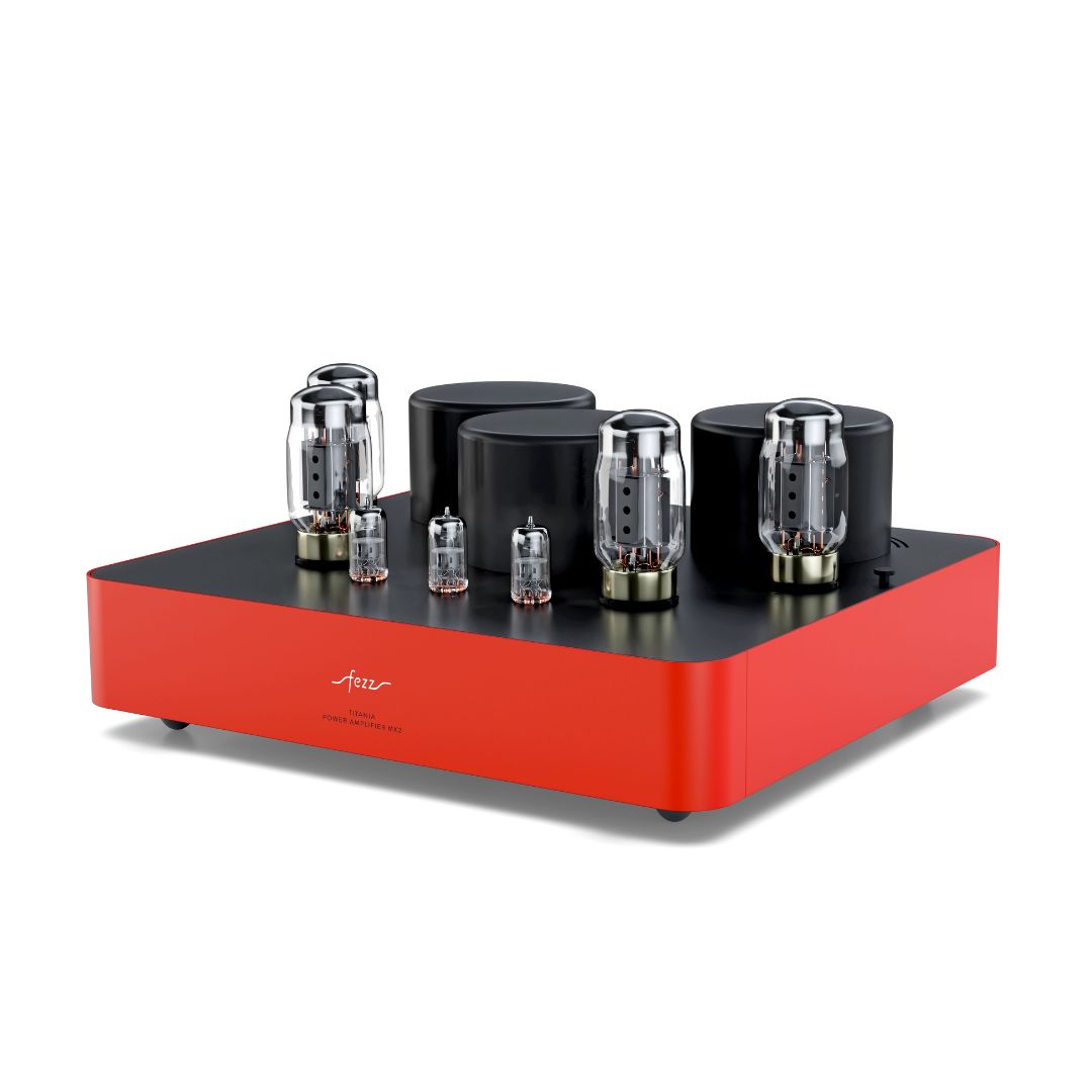 Fezz Audio EVO Titania Power Amplifier MK2 csöves végfok piros Gedeon Audio