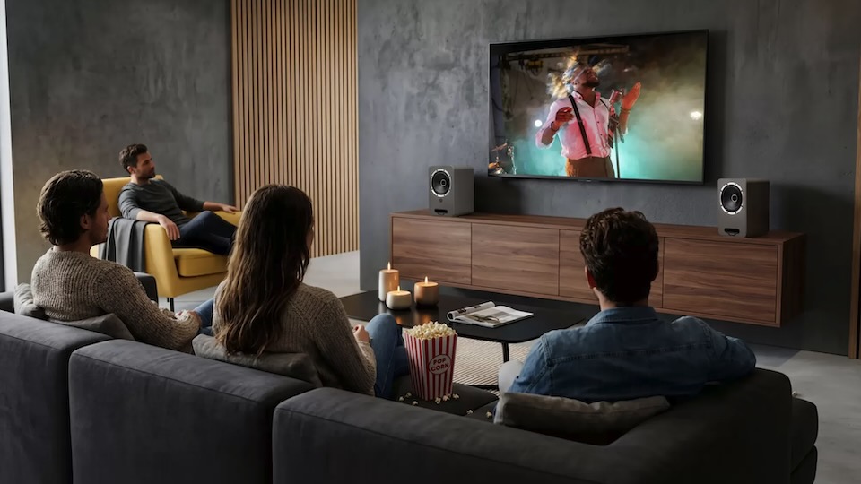Fyne Audio Cubitt 5 aktív hangfal lifestyle Gedeon Audio
