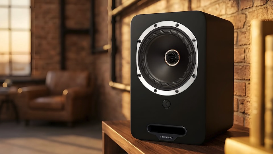 Fyne Audio Cubitt 5 aktív hangfal lifestyle Gedeon Audio