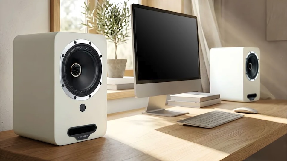 Fyne Audio Cubitt 5 aktív hangfal lifestyle Gedeon Audio