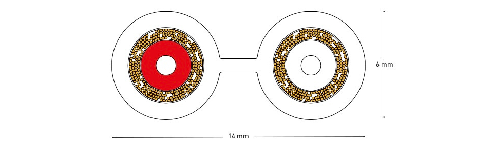 QED Reference XT40i szerelt hangfalkábel (pár) Gedeon Audio