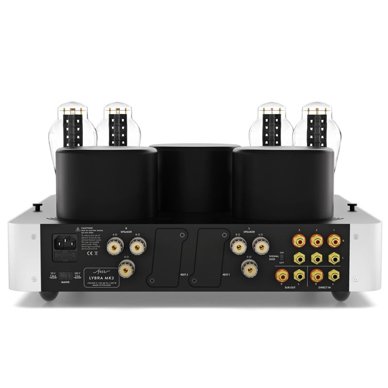 Fezz Audio EVO Lybra MKII csöves erősítő hátlap és bővítőkártyák helye gedeon audio